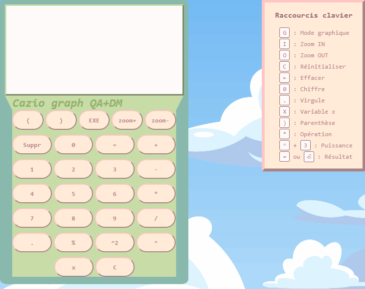 Calculator project in HTML/CSS/JS