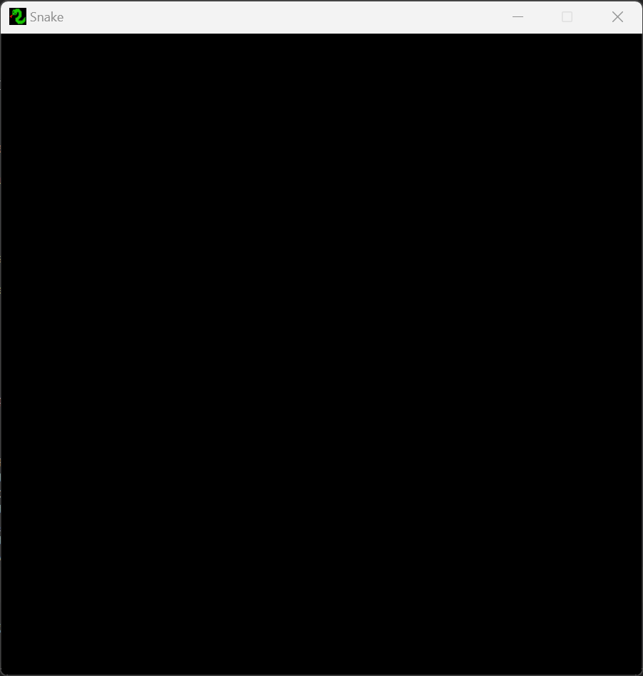 Snake project in Python using Pygame