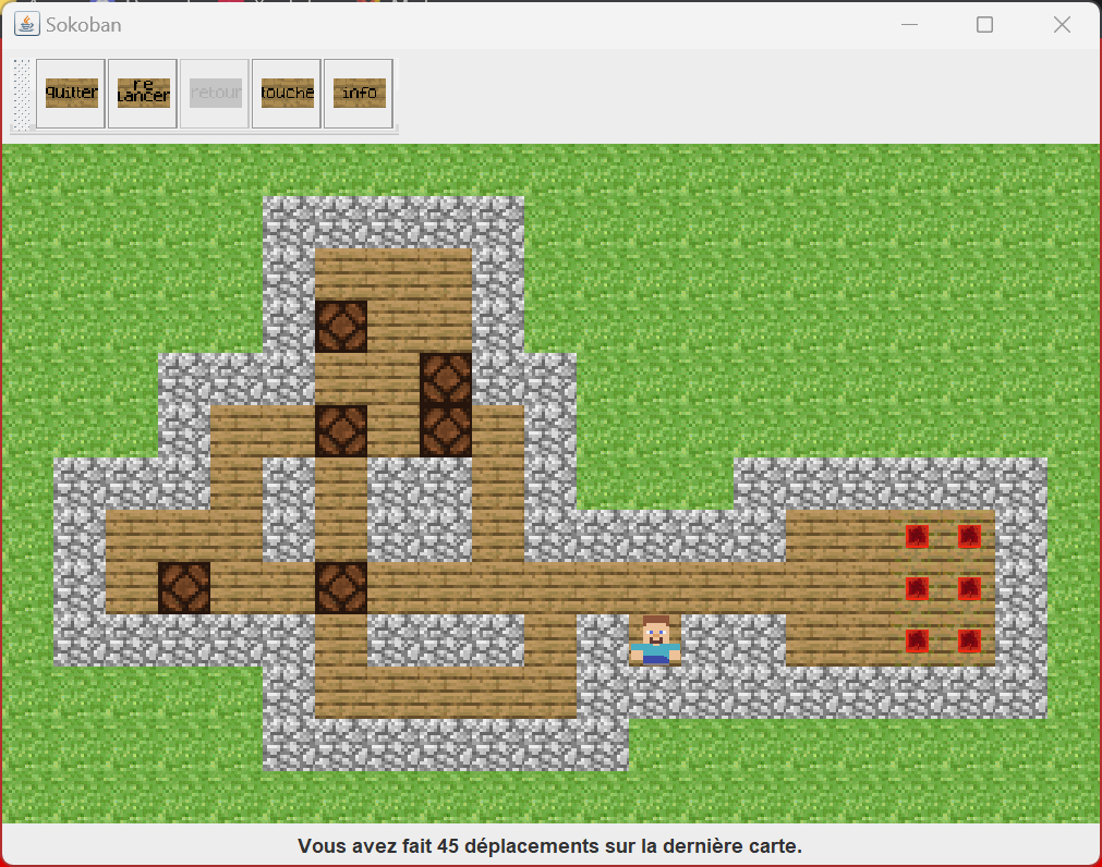 Sokoban project in Java using Swing